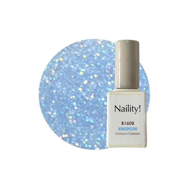 Naility！（ネイリティー）カラージェル ボトルタイプ B1608 ユニコーンセレスト 1