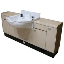 フロントシャンプーユニットCoaral（コーラル）一連タイプ／ナチュラル／ゲルホワイト