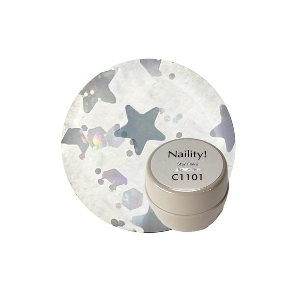 Naility！（ネイリティー）カラージェル コンテナタイプ C1101 スターフレーク 1