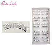 【Rich Lash】アイラッシュ練習用つけまつげ（ストレート）10組セット