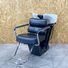 【中古】タカラベルモント　バックシャンプー 『RSIII AXIS(アクシス)』Wステップ　ロック付チルトボウル仕様　右ハンドル　ブラック