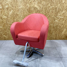 【中古】タカラベルモント　セット椅子 『CALENDOLA（カレンドラ）/SP-YI』レッド