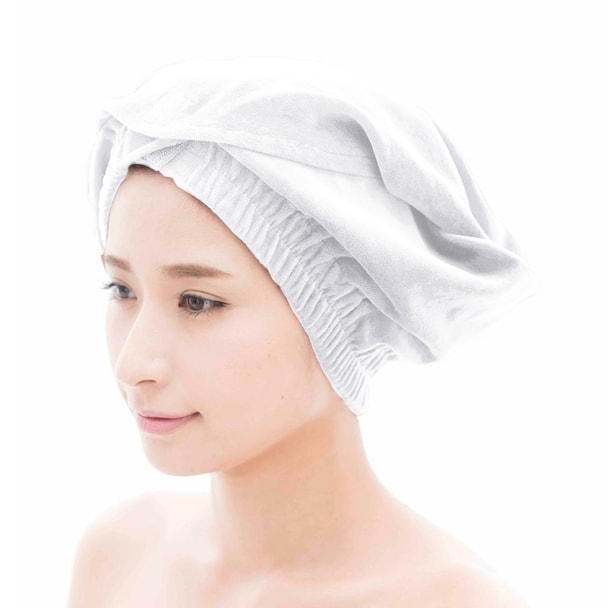 ベルベットヘアターバン カバー付タイプ Whの卸 通販 ビューティガレージ