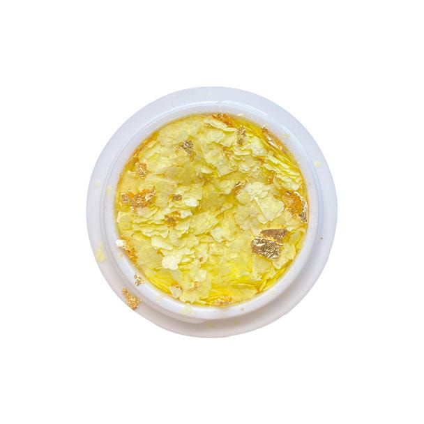 KiraNail（キラネイル）パステルフレーク箔入り イエロー 1