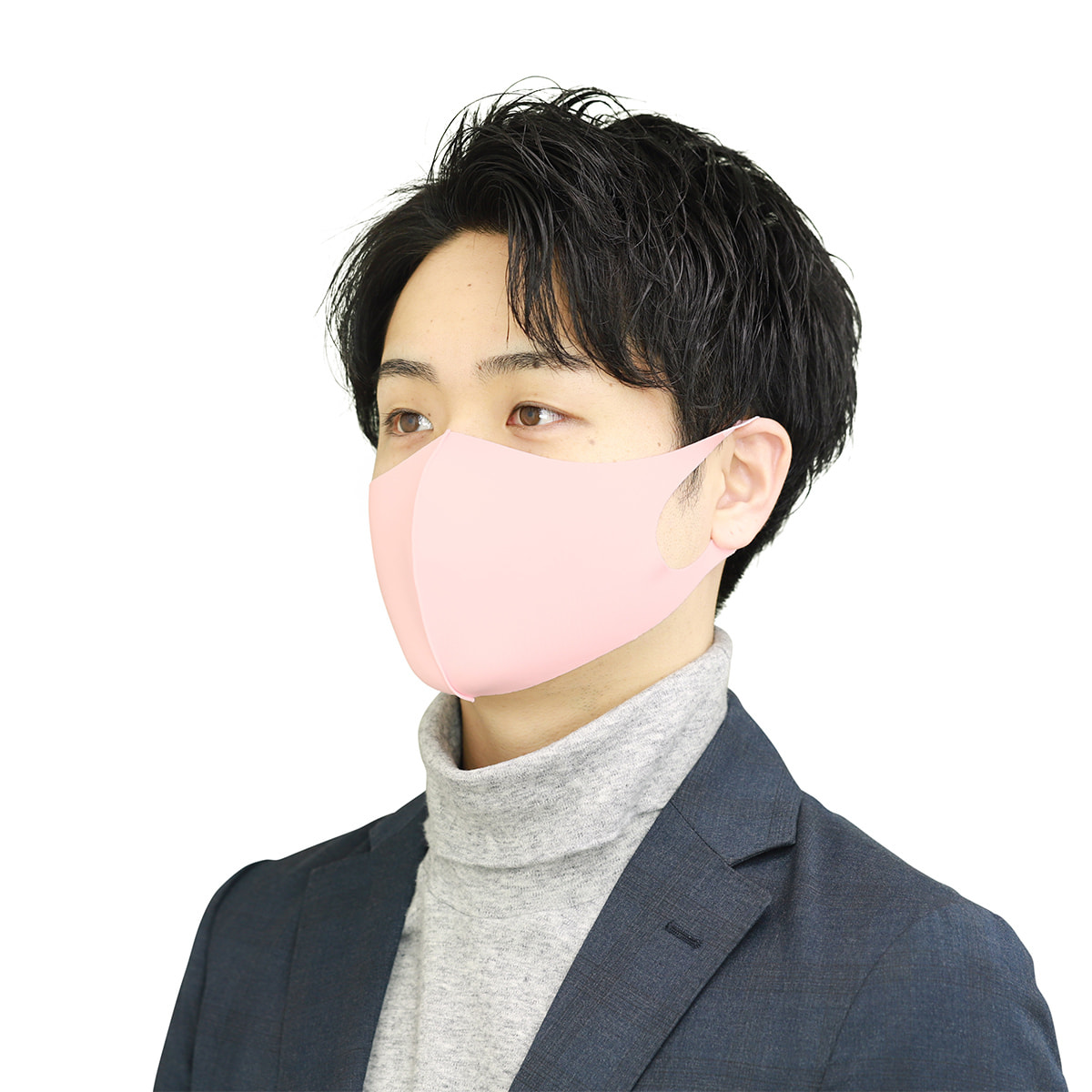 接触冷感マスク 5枚セット 薄手 大きめタイプ ピンク の卸 通販 ビューティガレージ