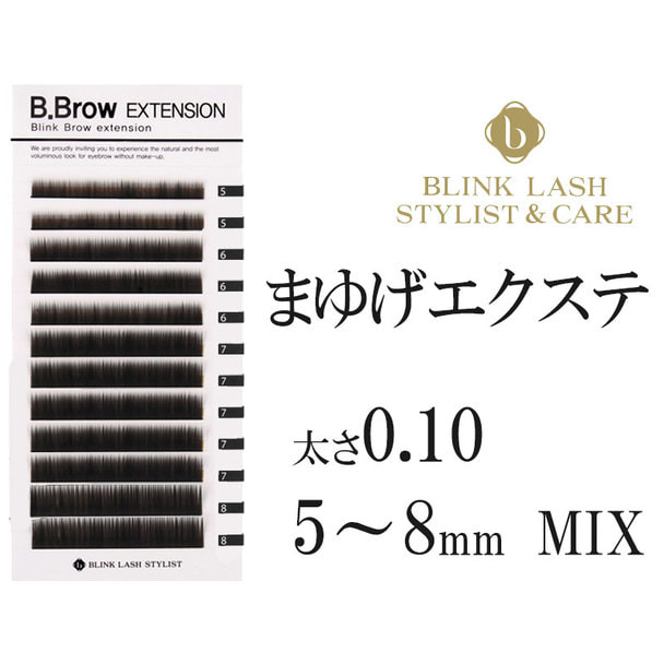 【BL】B.BROW Extension Black[太さ0.10][長さMIX] 1