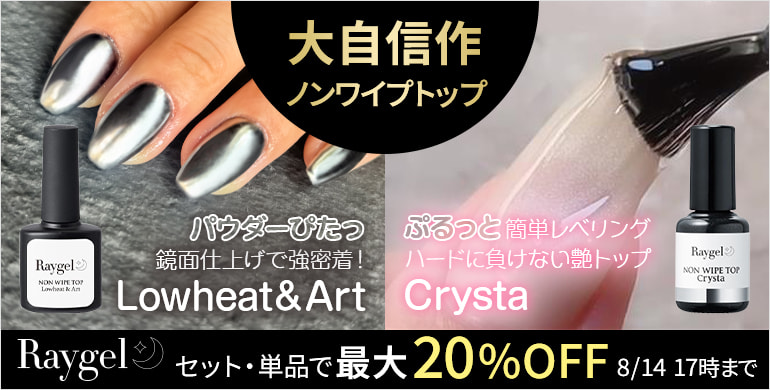 Raygel 大自信作ノンワイプトップ20%OFF