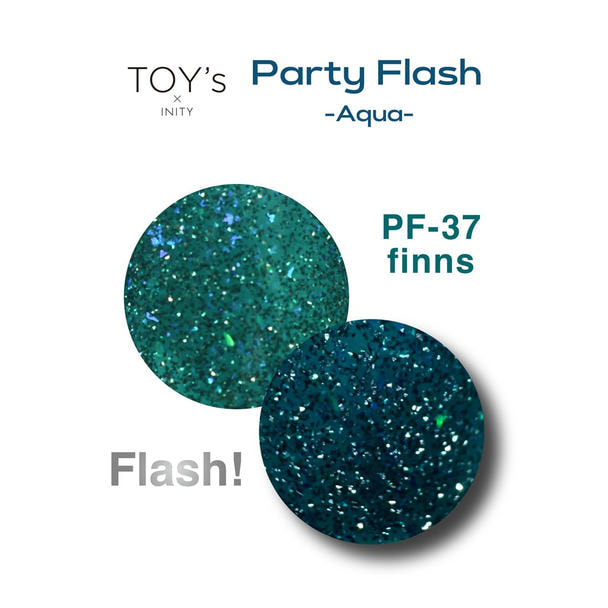 TOY’s × INITY パーティーフラッシュ アクア T-PF37 フィンズ 1