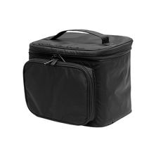 コスメケースソフト（ミラー付） ブラック