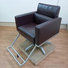 タカラベルモント LIM chair 01 リムチェア01 ブラウン ダブルステップ 5本脚ベース