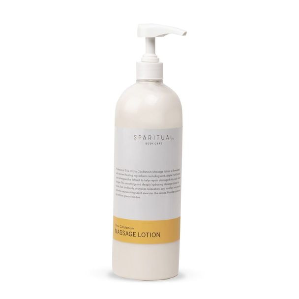 SPARITUAL シトラス カルダモン マッサージローション 976ml（33.8oz）