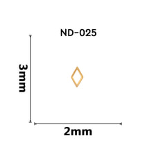 【アウトレット】【ND025】NAILTAS（ネイルタス）ネイルデコパーツ 中抜きダイヤ