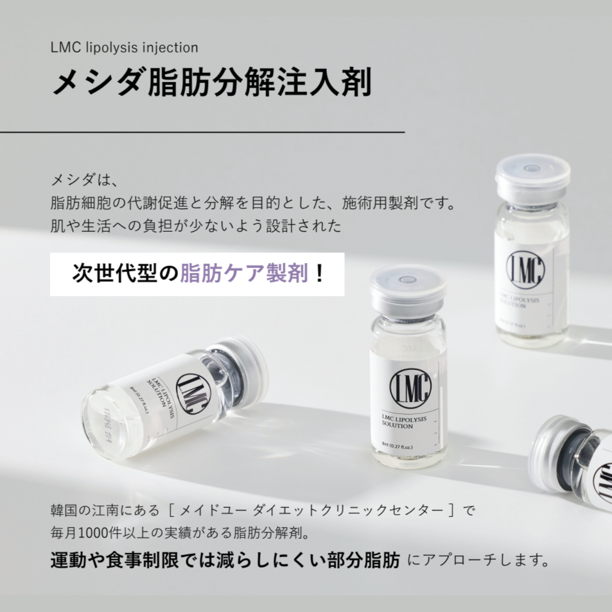 MADE U LMC メシダ脂肪溶解剤 1箱（ 8cc×10本）の卸・通販