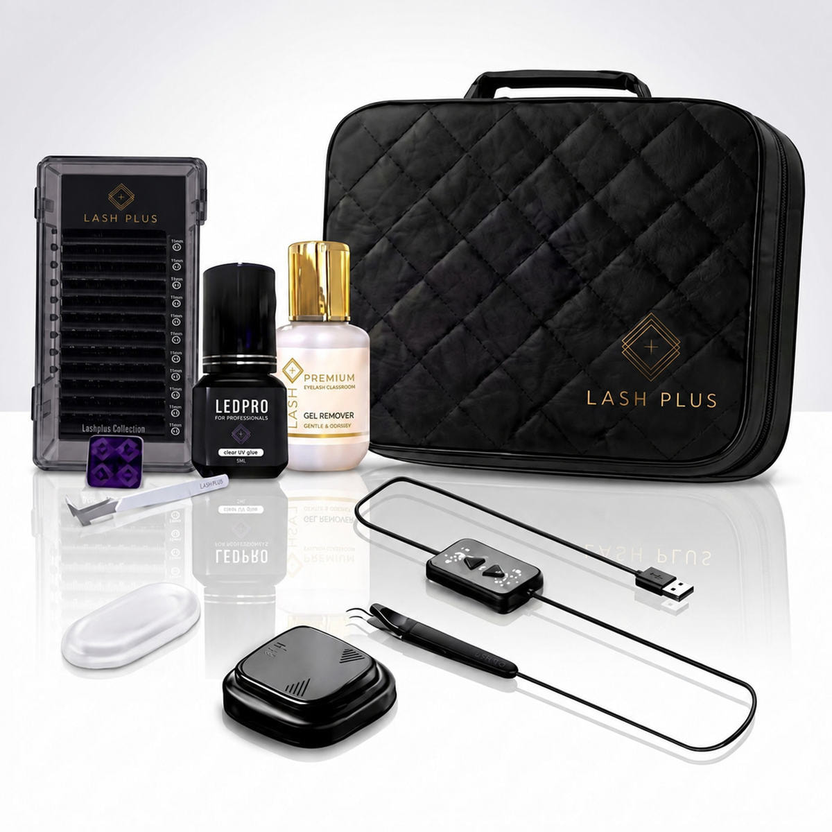 LASH PLUS】Lash Plus LED Tweezer 2.0 Starter Kitの卸・通販