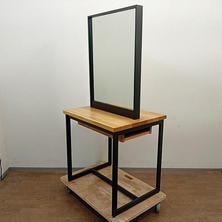 ビューティガレージ タフデザインプロダクト 天然木両面ドレッサーM104 ナチュラル