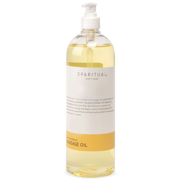 SPARITUAL シトラス カルダモン マッサージオイル 976ml（33.8oz）