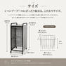 移動式タオルストッカーキャビネット　モルタル 7