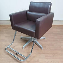 タカラベルモント LIM chair 03 リムチェア ダークブラウン Wステップ 5本脚ベース