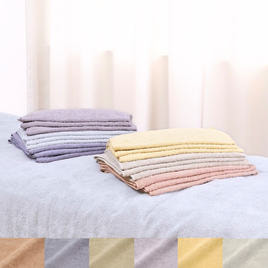 ECOパイル地ガーゼタオルSP（ダークブラウン）34×85cm 12枚入りの卸