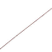 KiraNail（キラネイル）ボールチェーン 0.8mm ピンクゴールド 30cm