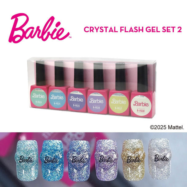 Barbie クリスタルフラッシュジェル6色セット No.2 1