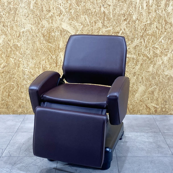 【中古】タカラベルモント　シャンプー椅子『FERIO STYLE（フェリオ　スタイル）レッグレストタイプ』ダークブラウン	 1