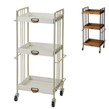 【シャビーシック】アンティーク木製ワゴン DIAN（ディアン）