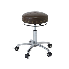 【プレミアム】アンティークスプリングスツール（日本製） ヴィンテージブラウン