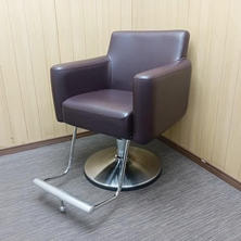 タカラベルモント スタイリングソファ２ Coff コフ ブラウン アルミバー付 丸ベース