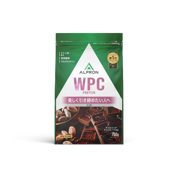 ALPRON SLIM WPC（ホエイプロテイン）ダブルリッチチョコレート風味 750g 1