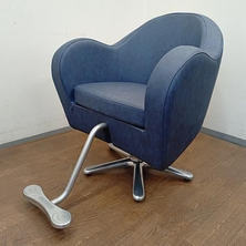 タカラベルモント KITA FLORE CALENDOLA カレンドラ ダークブルー 新品レザー張替済