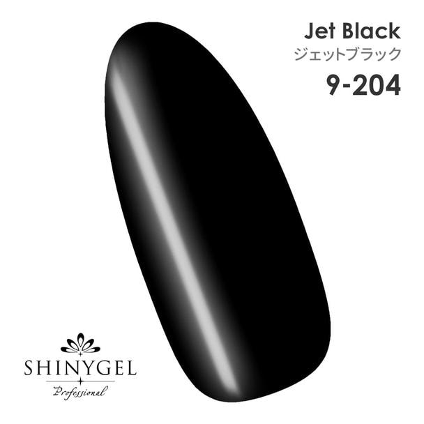 SHINYGEL professional カラージェル 9-204 ジェットブラック 1
