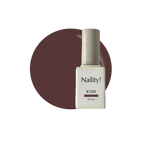 Naility！（ネイリティー）カラージェル ボトルタイプ B1205 ブラウン 1