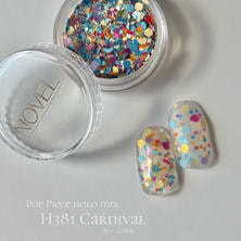 NOVEL(ノヴェル) Ｈ381 Pop Piece holo mix(carnival)