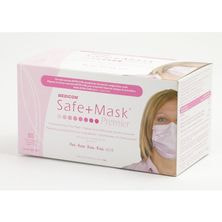 【アウトレット】セーフマスク プレミア (ピンク) 50枚　アウトレット