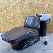 【中古】大廣製作所　バックシャンプー『SR700&amp; OVE shell』ブラウン