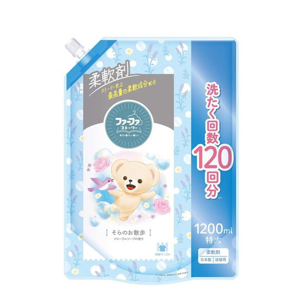 ファーファストーリー 柔軟剤 そらのお散歩（詰替用）1200ｍl