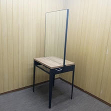 タカラベルモント THEIA Mirror ティアミラー 両面自立ドレッサー 天板ナチュラルブラウン