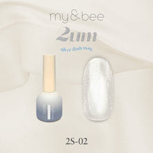 my&amp;bee 2&mu;mシルバーフラッシュマグ 2S-002