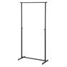 オーバーハングタイプ ハンガーラック 角パイプ＜ブラック＞W90cm 1