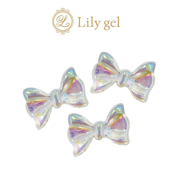 Lily gel オーロラリボンパーツ クリア [LG80001]