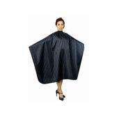 エクセル NO.4340 ストライプヘアダイクロス（袖無） 日本製 ブラック