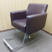 カラベルモント スタイリングソファ２ Coff コフ ブラウン アルミバー付 床固定ポンプベース