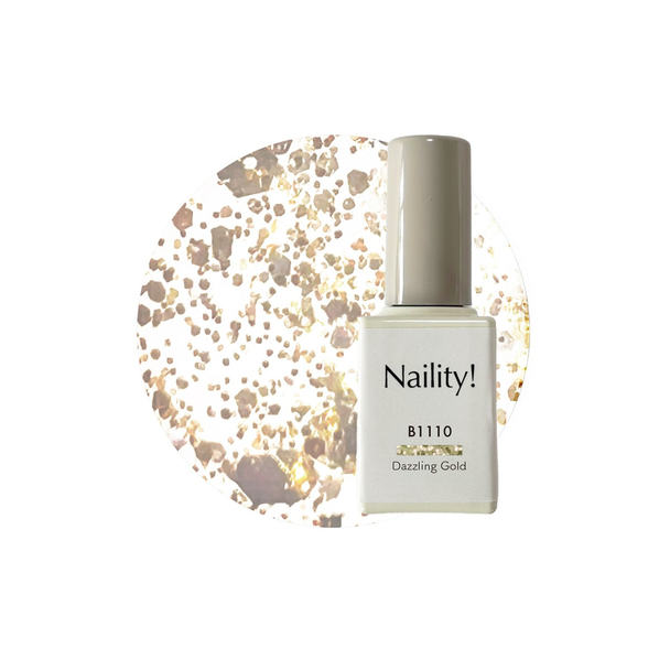 Naility！（ネイリティー）カラージェル ボトルタイプ B1110 ダズリングゴールド 1