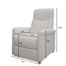 ラウンジチェアDXⅡ（レッグレスト連動タイプ）ホワイト 10