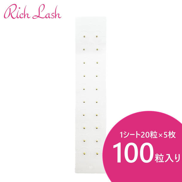 【Rich Lash】耳つぼジュエリー用シール＜ゴールド＞ 1