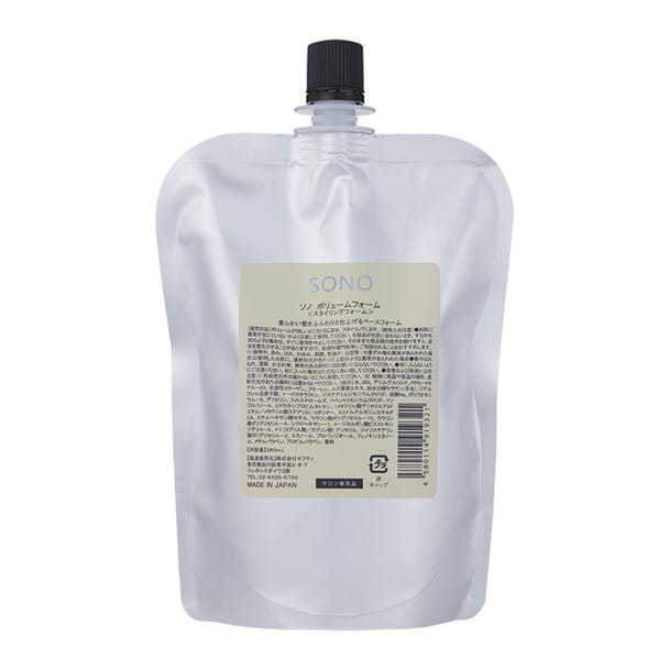 SONO(ソノ) ボリュームフォーム 360ml(レフィル）の卸・通販