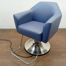 タカラベルモント STYLING SOFA II Morb スタイリングソファ モーブ ネイビー 電動ベース 新品レザー張替済