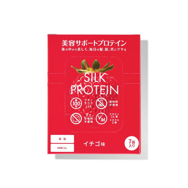 シルクプロテイン 7食分　いちご風味 1
