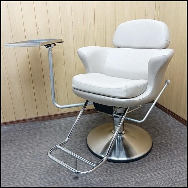 タカラベルモント D.SUITE ディースィート ステップタイプ ホワイト リクライニング 丸ベース トレイワゴンASISTA II アシスタ2 付 1
